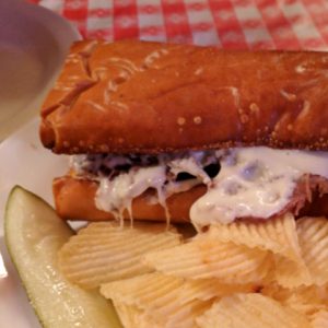 the Italian beef sandwich